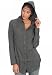 vans Damen Shirt G STRAIGHT EDGE, Charcoal Heathe, M, VK8ECHH