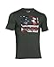 Under Armour Men's Freedom BFL T-Shirt, Combat Green (994)/White, Large