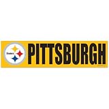 NFL Football Pittsburgh Steelers Bumper Sticker (2-Pack)