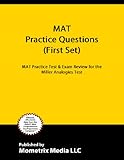 IMAGE OF MAT Practice Questions (First Set): MAT Practice Test & Exam Review for the Miller Analogies Test