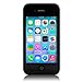 CaseCrown Lux Glider Case for Apple Phone 4 and 4s - 1 Pack - Black