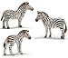 Schleich 14392 Zebra Mutter, 14393 Zebra Baby, 14391 Zebra Hengst - Zebra Set