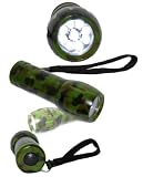 Super-bright 9 LED Compact Aluminum Flashlight