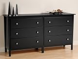 Prepac Furniture Berkshire Six Drawer Dresser