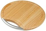 Review Ciroa  / Echo Rubber Wood 28.5cm Round Chopping Block with Metal Handle
