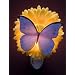 Blue Butterfly & Gerber Daisy Night Light