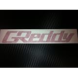 1 X Greddy Racing Decal Sticker (New) Red Size 8x1.3 by click2go