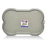Omega Paw Pearilized Pebble Hungry Pet Bone Mat, Assorted Colors