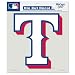 Texas Rangers Full Color Die Cut Car Window Sticker Decal (8x8 Inches)