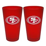 NFL 2pk Colored Frosted Pints