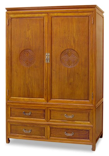 Rosewood Longevity Design Armoire - Natural