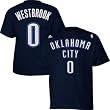 Oklahoma City Thunder Adidas Russell Westbrook Navy Player T-Shirt