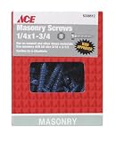 Bx/1lb: Ace Masonry Screws (19094ACE)