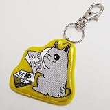 LMS001-PlayDog: While You Weren't Home Play Dog Reflector Charm Keychain