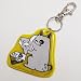 LMS001-PlayDog: While You Weren't Home Play Dog Reflector Charm Keychain