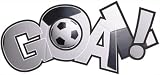 Sport/School Rub-Ons 2.75X6-Goal! (Soccer)