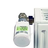 Zoom Produkt-Bild: elektronischer Heizk&ouml;rper-Thermostat - Energiesparregler / spart bis zu 30 % Energie Neu jetzt mit Boostfunktion
