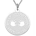 Birth Announcement Sterling Silver Engraved Pendant - Personalized Jewelry