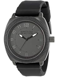Kenneth Cole REACTION Unisex RK1274 "Street Sport" Round Silicone Strap Casual Watch