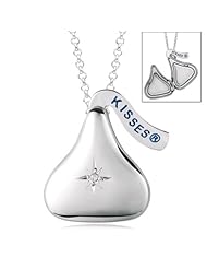 Hersheys Kisses Locket Necklace in Sterling Silver