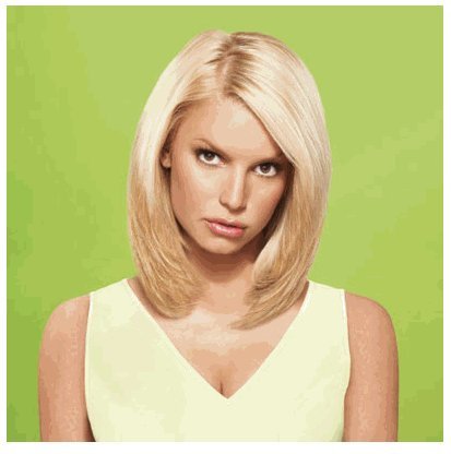 hairdo from Jessica Simpson Buttered Toast