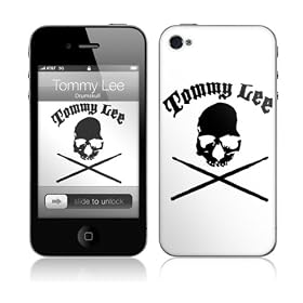 MusicSkins MS-TLEE10133 iPhone 4- Tommy Lee- Drumskull Skin