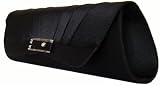 Produkt-Bild: Satin Abendtasche/ Clutch-Bag in Schwarz