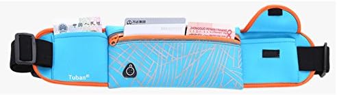 Running Belt Outdoor Dual Large Pocket Sports Sweatproof Reflective Belt Waist Bag for iPhone 6S /6 Plus, Samsung Galaxy S6 S5 S4 Note 5 4 3 ,LG