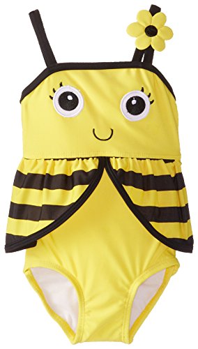 Candlesticks Baby Girls' Bumble Bee Yellow Swim Suit