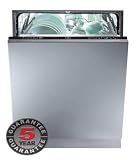 CDA Integrated built in intelligent dishwasher VW80