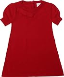 SOSOOKI Girls Knitwear A Line Dress (Red, Size 2, 18-24 Months)