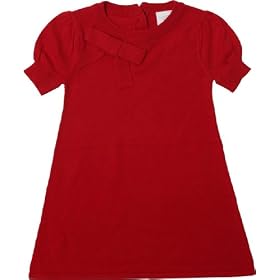 SOSOOKI Girls Knitwear A Line Dress (Red, Size 2, 18-24 Months)