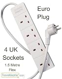 ELECTRICAL MULTI TRAVEL ADAPTER PLUG - FOR SPAIN FRANCE GERMANY - £12.99 FREE STANDARD UK POSTAGE