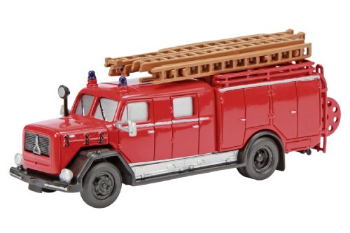 Dickie-Schuco 452482000 - Schuco - Magirus-Deutz LF 16 1:87 Merkur LF 16 Feuerwehr, rot, Vitrine mit Touchbox