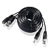 41zHYZT%2BLfL. SL75  VideoSecu 3 X 100 Feet Video Power CCTV Security Camera Cable with BNC RCA connectors 1QB