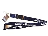 Seattle Seahawks Clip Lanyard Keychain Id Holder Ticket Seattle Seahawks Clip Lanyard Keychain Id H at Amazon.com