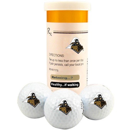 Purdue Boilermakers Rx 3-pack Golf Balls