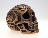 NOUVEAU STYLE Bronze Sculpture Crâne tribal par la clinique Design - Gamme Skulture incroyable