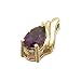14kt Yellow Gold Royal Purple Amethyst Fashion Pendant