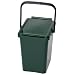 10 Litre Urba Kitchen Food Waste Caddy - Moss Green
