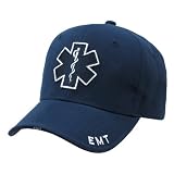 EMT CROSS STAR OF LIFE BLUE UNIFORM HAT CAP HATS