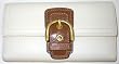 AUTHENTIC COACH SOHO LEATHER CHECKBOOK WALLET - 41266 (WHITE)