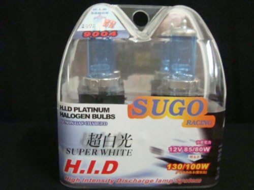 Sugo Racing9004 Light Bulbs Super White 1 Pair