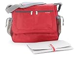 Skip Hop Via Messenger Diaper Bag Red