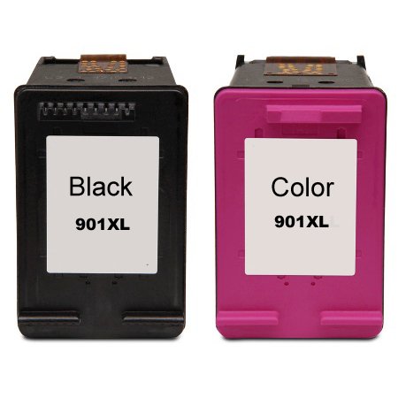 Unknown Remanufactured Ink Cartridge Replacement for HP J4524 (Black,Tri Color,2-Pack)