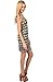 Floral Print Sleeveless Split Cocktail Party Bodycon Business Pencil Dress