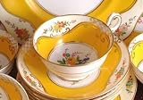 Review sampson smith  / Sampson Smith Old Royal Yellow Floral 9990 Cup and Saucer