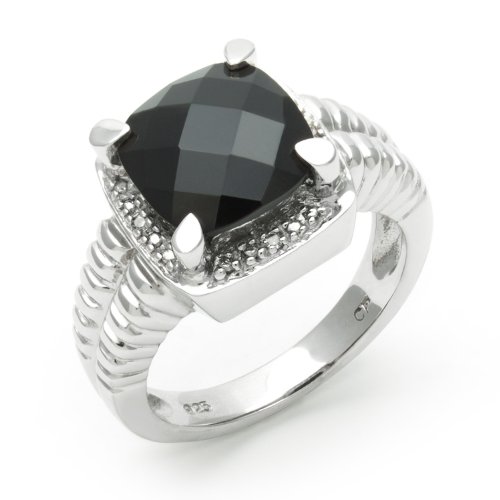 Faceted Black Onyx
