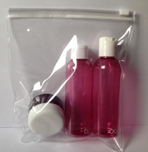 Earlygreen 3pcs Travel Bottle Set,purple Color