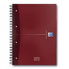 Oxford 353002504 European Book A4 kariert 120 Blatt, farblich vorsortiert
